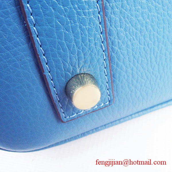 Hermes Birkin 40cm Togo Bag Blue 6099 Hermes Birkin 40cm Togo Bag Blue 6099